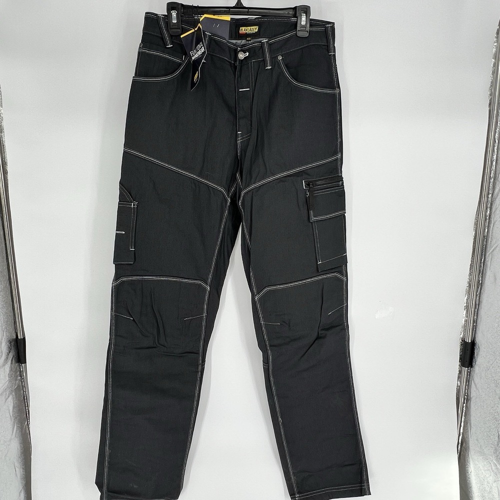 Blaklader Men's 1659‎ Urban Cordura Denim Jeans Black Size 34x36